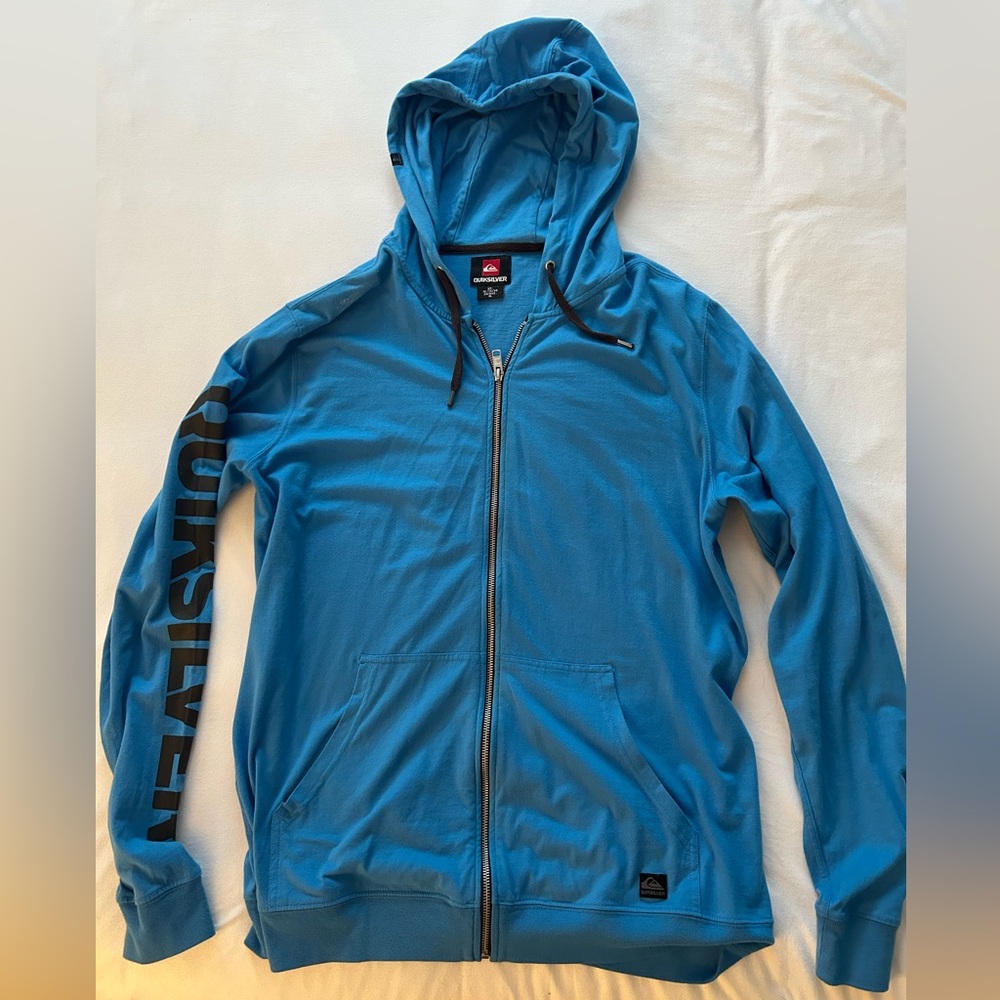 Quiksilver Ocean Blue Hoodie with Zip